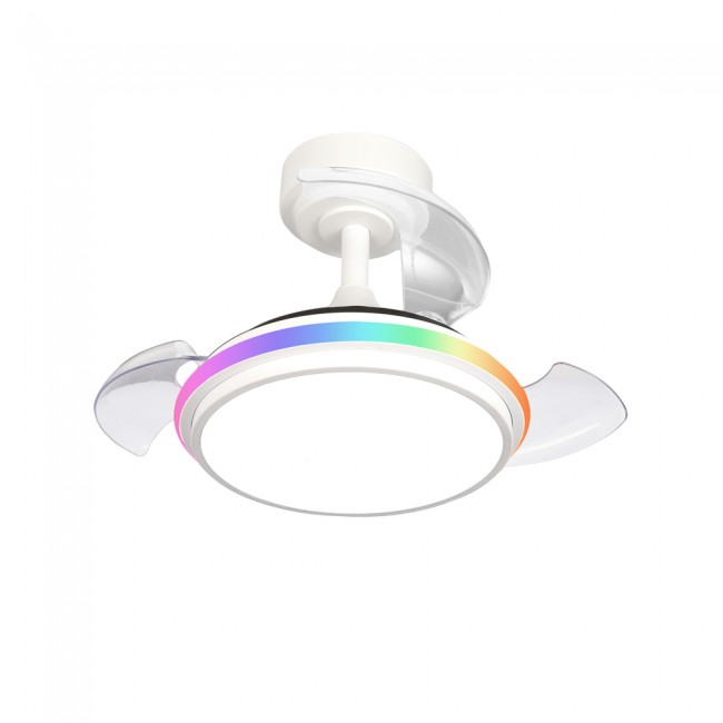 Ventilateur LED pales repliables Antila Mini XS RGB CCT (40W)