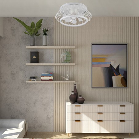 Ventilateur plafonnier LED Cobra CCT Dim (50W)