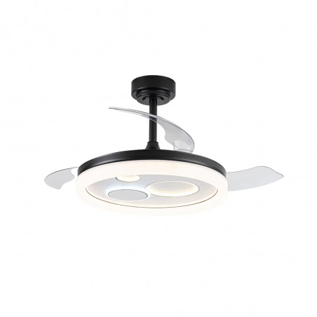 Ventilateur LED pales pliantes Naira CCT Dim (50W)