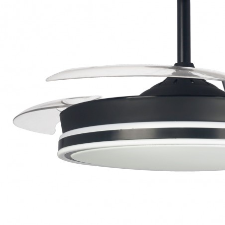 Ventilateur LED pales pliantes Supereco CCT Dim (45W)