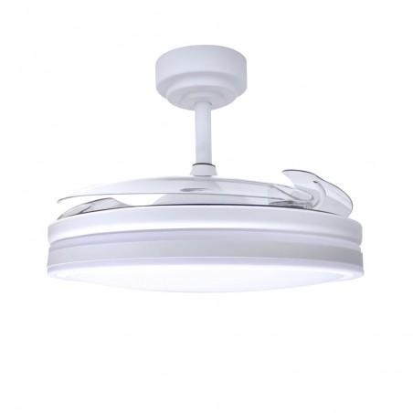 Ventilateur LED pales pliantes Moss CCT Dim (72W)