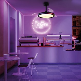 Ventilador LED aspas...