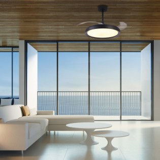 Ventilador LED aspas...