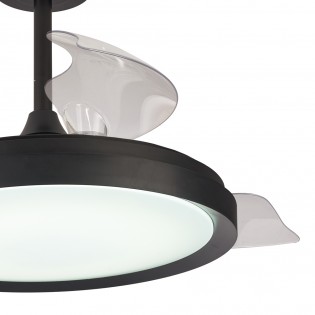 Ventilador LED aspas desplegables Mistral CCT Dim (50W)