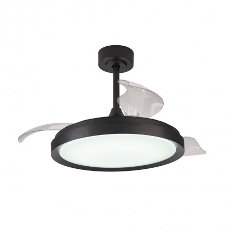 Ventilador LED aspas desplegables Mistral CCT Dim (50W)