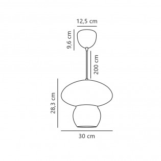 Lampé de plafond Allie
