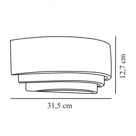 Applique Murale Lancio Oblong