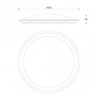 Plafónnier LED Carry RGB (30W)