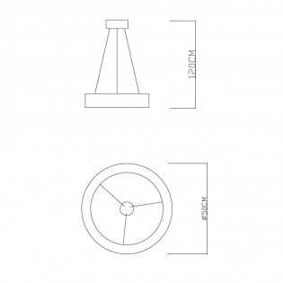 Lámpe a suspension LED Tabano (36W)