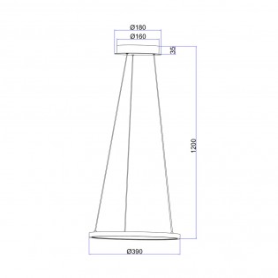 Lámpe de plafond Led Ralph (19W)