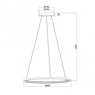 Lámpe de plafond Led Ralph (29W)