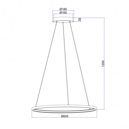 Lámpe de plafond Led Ralph (29W)