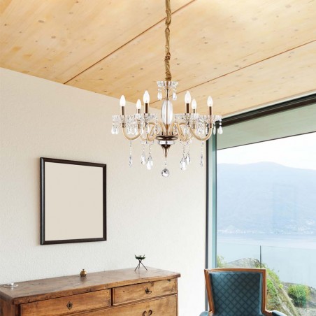 Lustre Melissa (6 Lumieres)