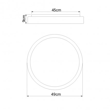 Plafónnier LED Sonny CCT (24W)