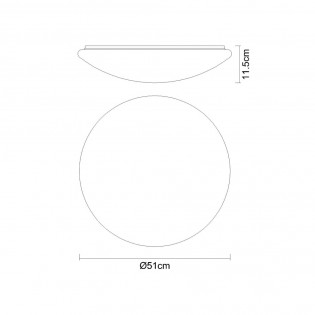 Plafónnier LED Atreju RGB CCT (48W)