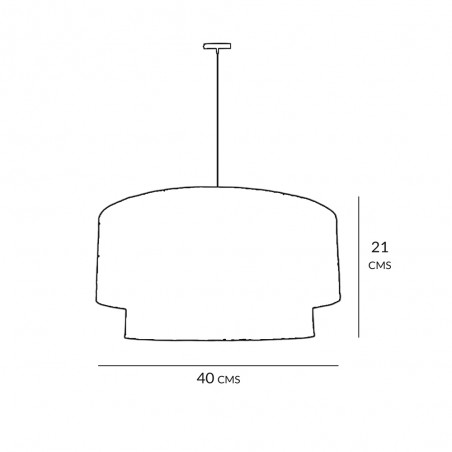 Lampe de suspension Simera