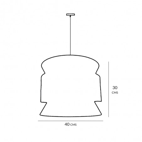 Lampe de plafond Dabochi
