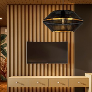 Lampe de plafond Venice Noir