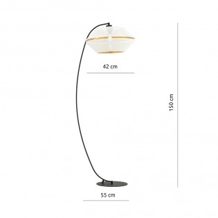 Lampadaire Venice Blanc