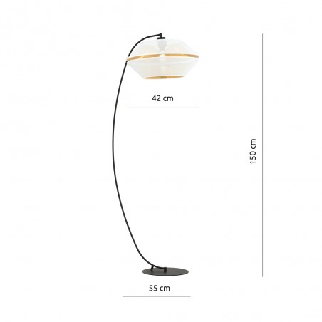 Lampadaire Venice Blanc