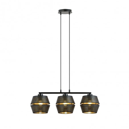 Lampe de plafond Venice Noir (3 lumieres)