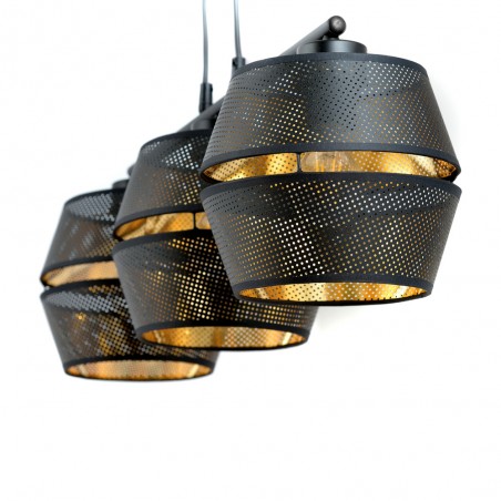 Lampe de plafond Venice Noir (3 lumieres)