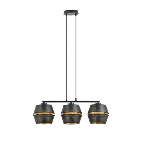 Lampe de plafond Venice Noir (3 lumieres)