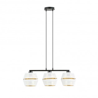 Lampe de plafond Venice Blanc (3 lumieres)