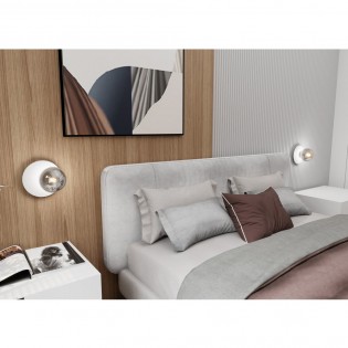 Applique Murale Zero Blanc Graphite
