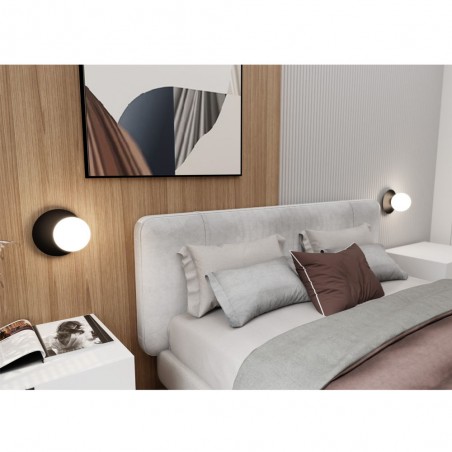 Applique Murale Zero Noir Opal