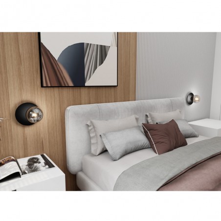 Applique Murale Zero Noir Graphite