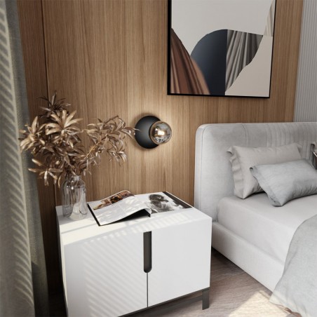 Applique Murale Zero Noir Graphite