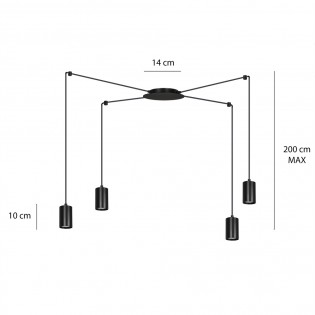 Lampe de plafond Finder (4 lumieres)