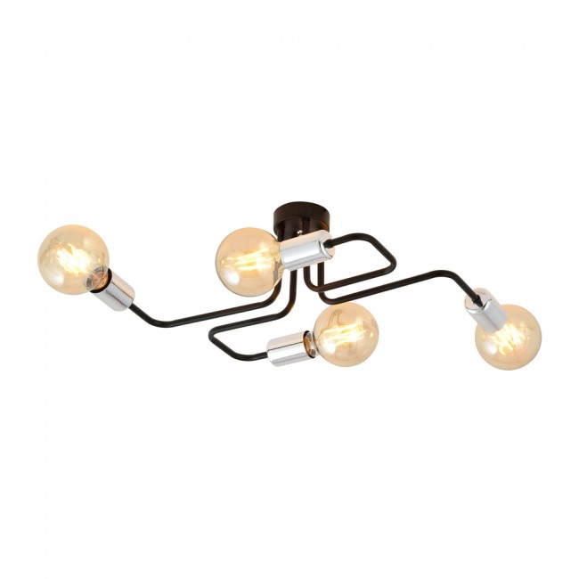 Plafonnier Vender Argent (4 lumieres)