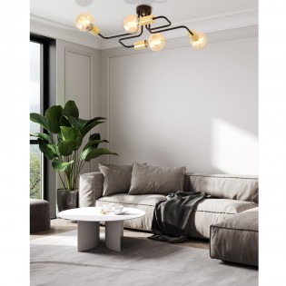 Plafonnier Vender Or (4 lumieres)
