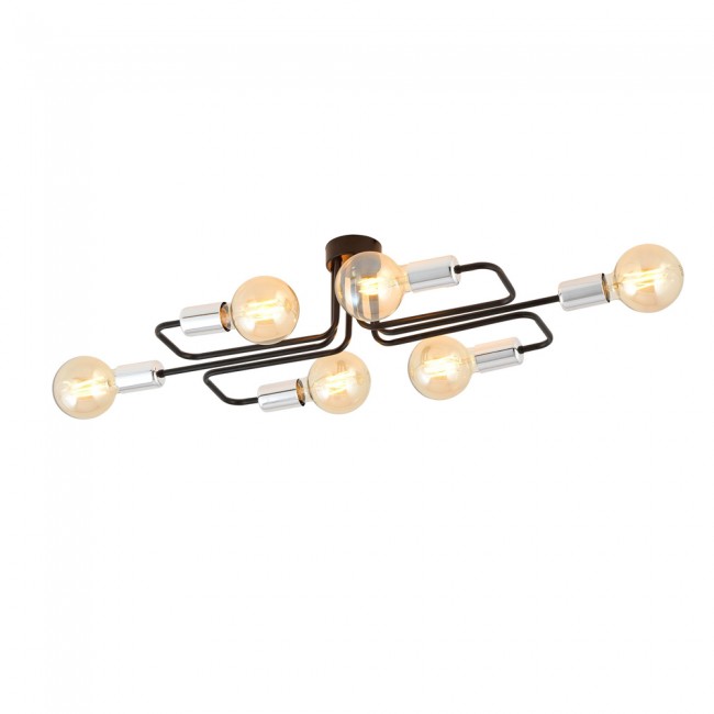 Plafonnier Vender Argent (6 lumieres)