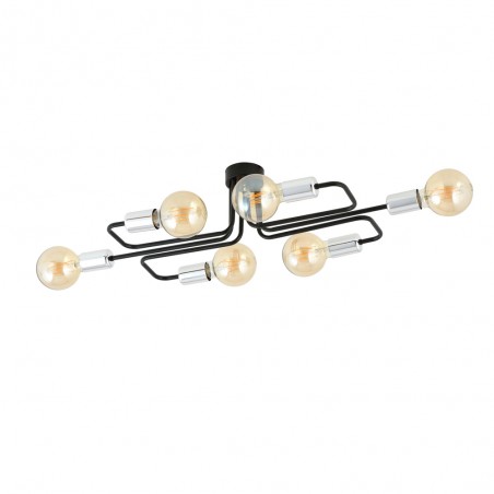 Plafonnier Vender Argent (6 lumieres)