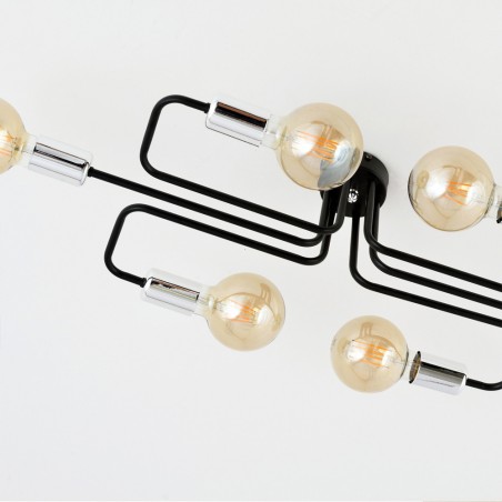 Plafonnier Vender Argent (6 lumieres)