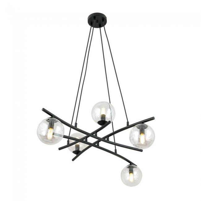 Lampe de plafond Lotra Transparent (5 lumieres)