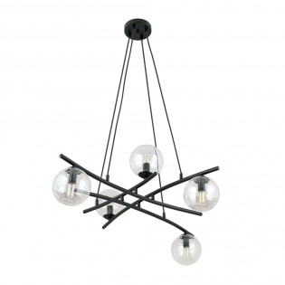 Lampe de plafond Lotra Transparent (5 lumieres)