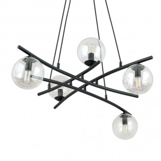 Lampe de plafond Lotra Transparent (5 lumieres)