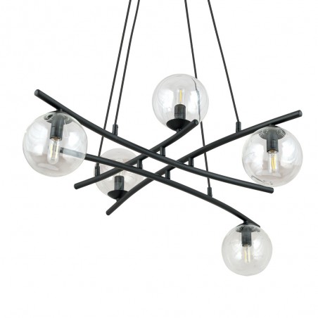 Lampe de plafond Lotra Transparent (5 lumieres)