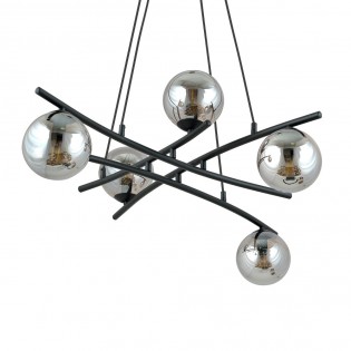 Lampe de plafond Lotra Graphite (5 lumieres)