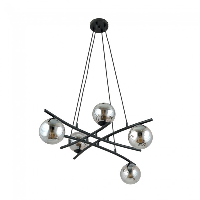Lampe de plafond Lotra Graphite (5 lumieres)