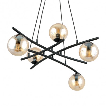 Lampe de plafond Lotra Ambre (5 lumieres)