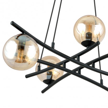 Lampe de plafond Lotra Ambre (5 lumieres)