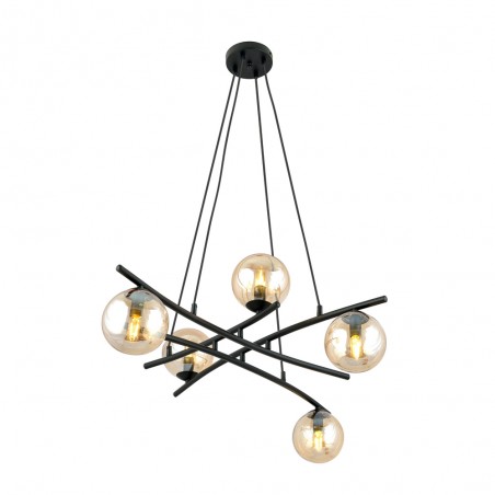 Lampe de plafond Lotra Ambre (5 lumieres)