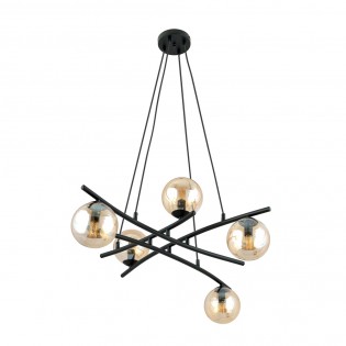 Lampe de plafond Lotra Ambre (5 lumieres)