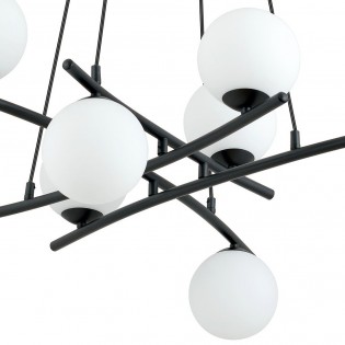 Lampe de plafond Lotra Opal (8 lumieres)