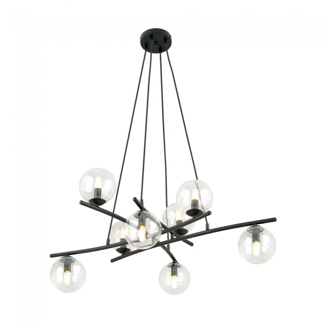 Lampe de plafond Lotra Transparent (8 lumieres)
